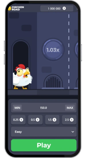 Chicken Road inizio corsa