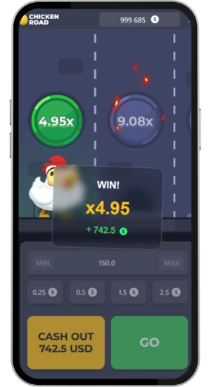 Chicken Road vincita 4.95x