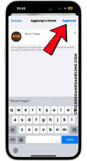 Assegna nome e conferma
