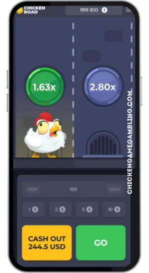 Chicken Road – 1.63x multiplikator vises under spil